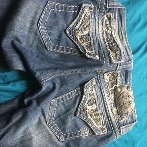 Size 28 miss me skinny leg jeans